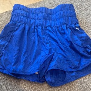 small blue free people shorts